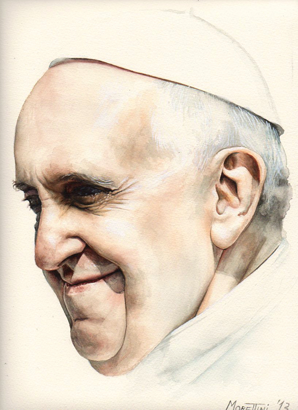 Pope Francis Sketch