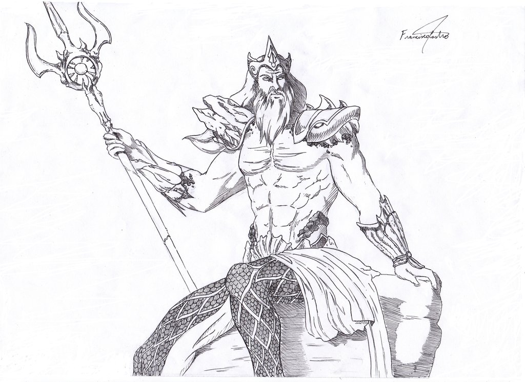 Poseidon Best Drawing