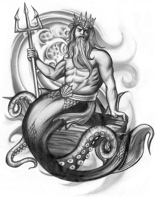 Poseidon Drawing