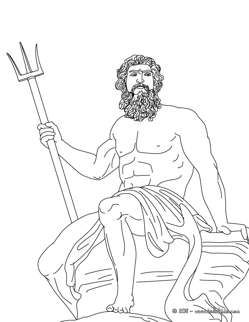 Poseidon Drawing Pic