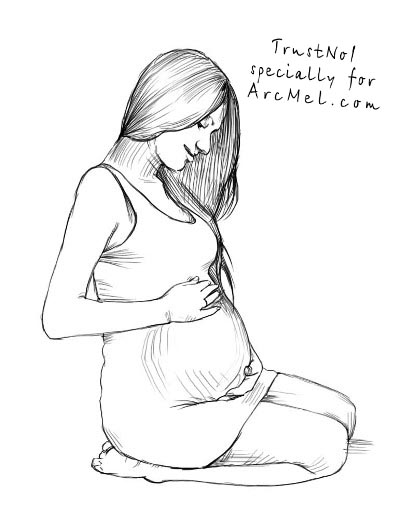 Learn How to Draw Pregnant Belly Other People Step by Step  Drawing  Tutorials