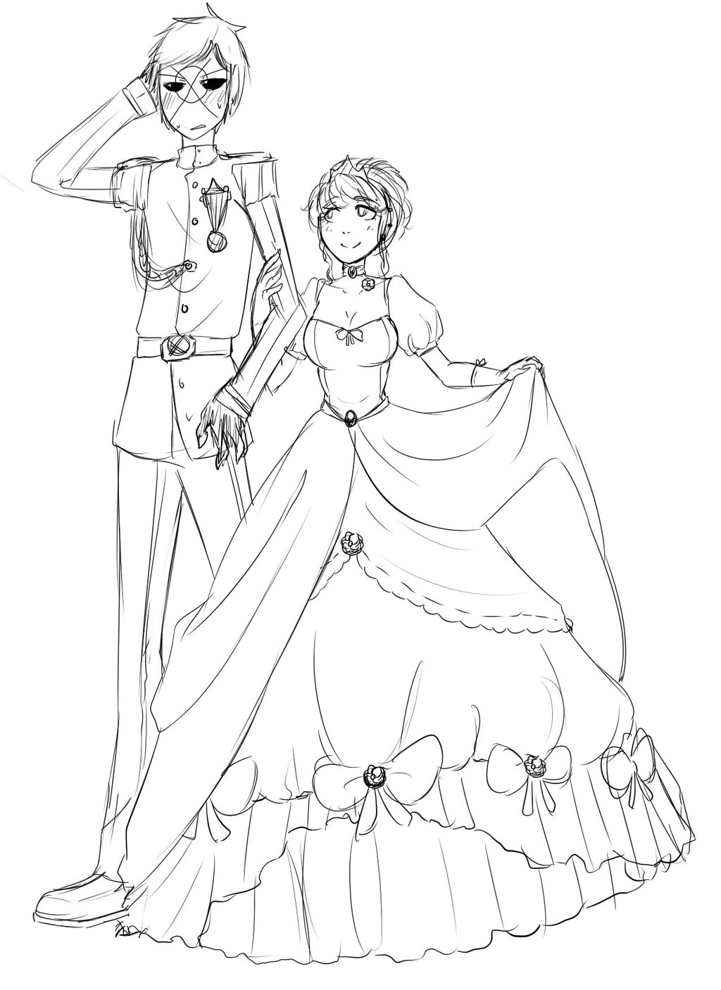 Prince and Princess - Drawing Skill
