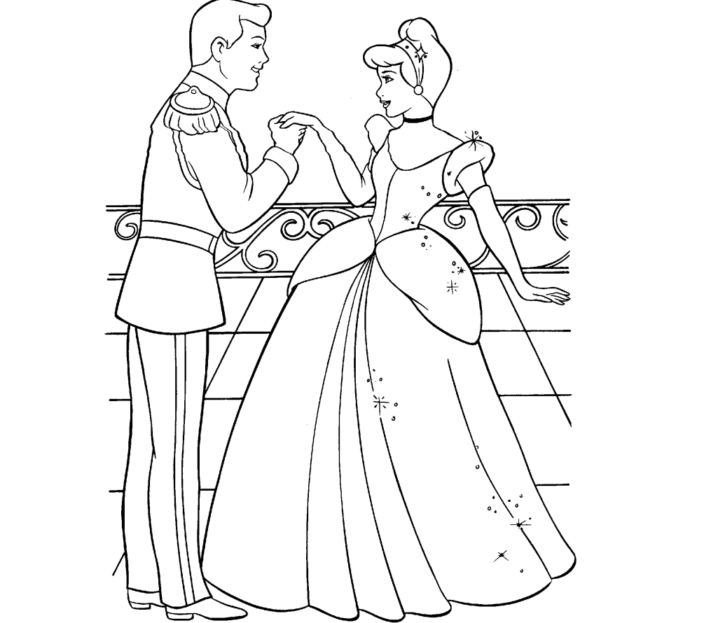 Prince And Princess High-Quality Drawing