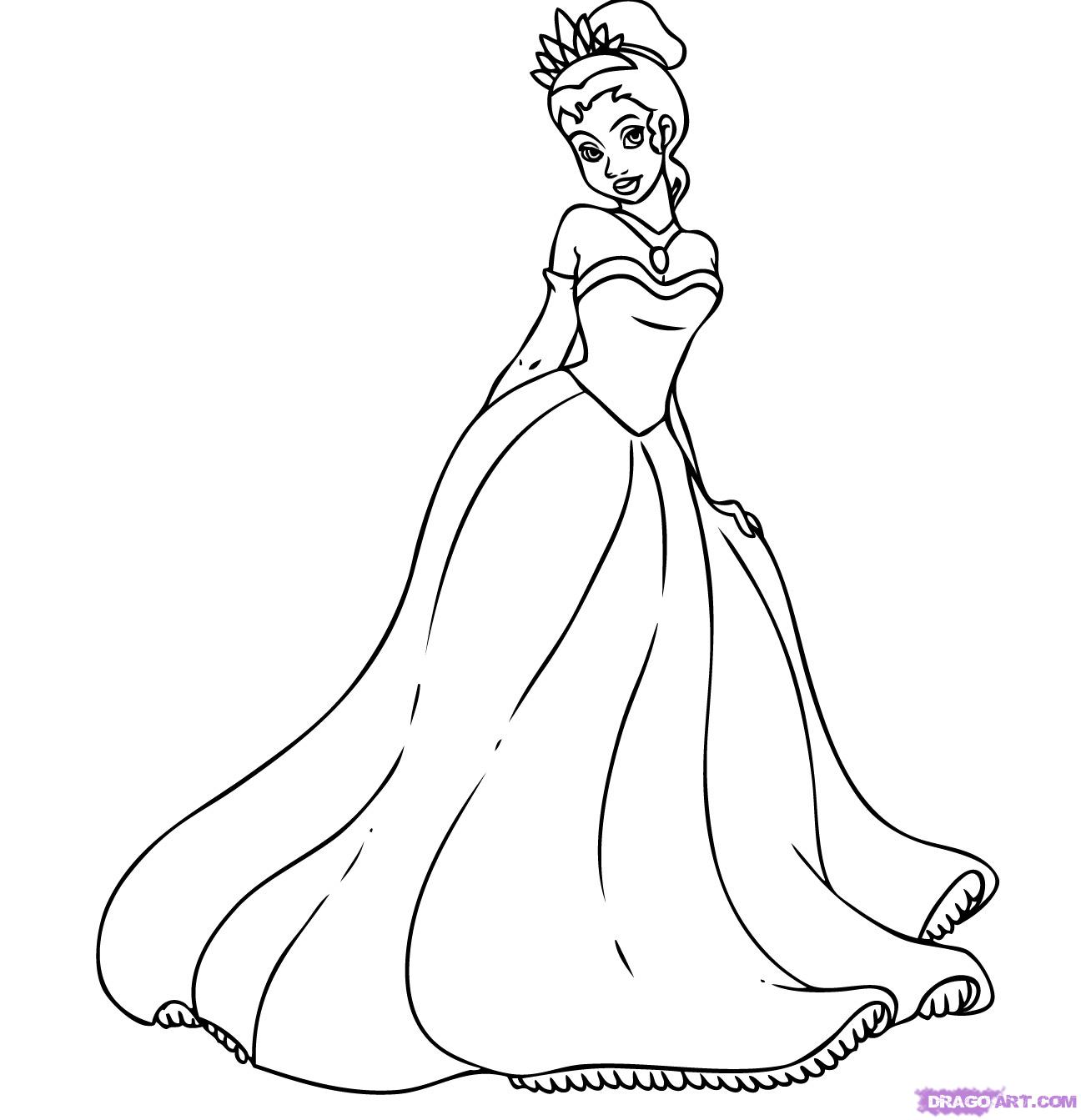 Princess Image Drawing