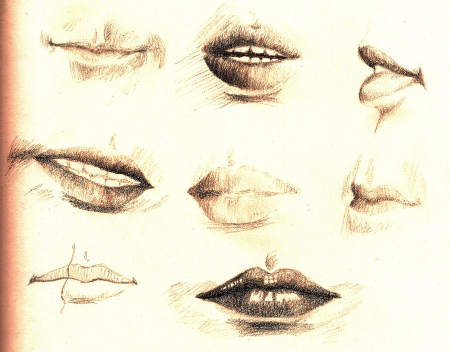 Puckered Lips Photo Drawing