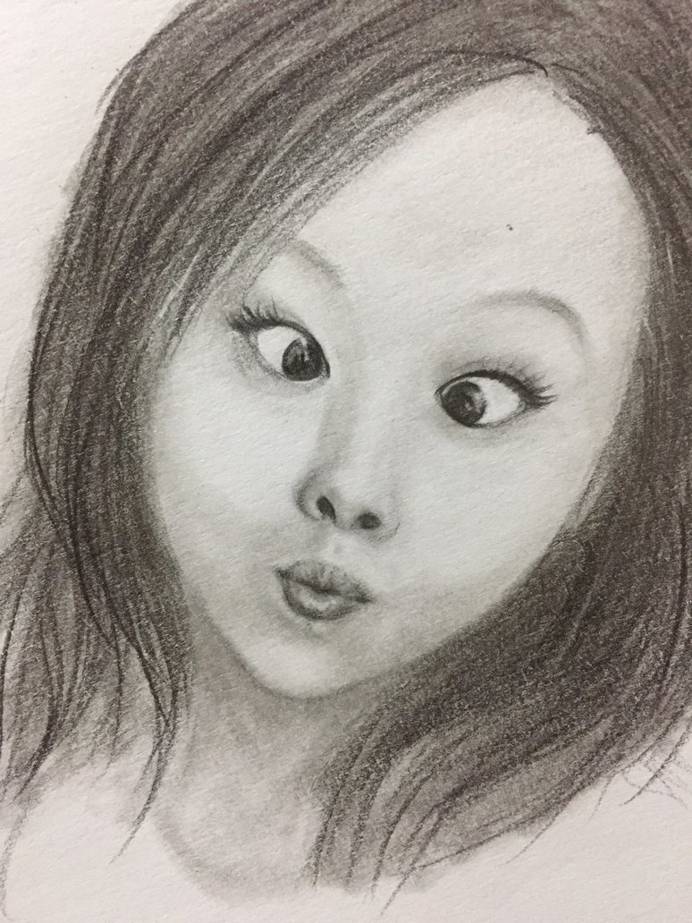 Puckered Lips Realistic Drawing