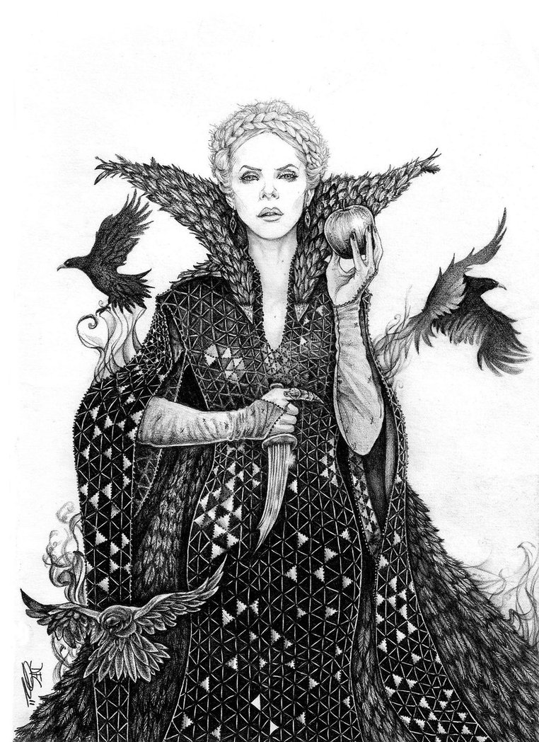 Queen Ravenna Amazing Drawing