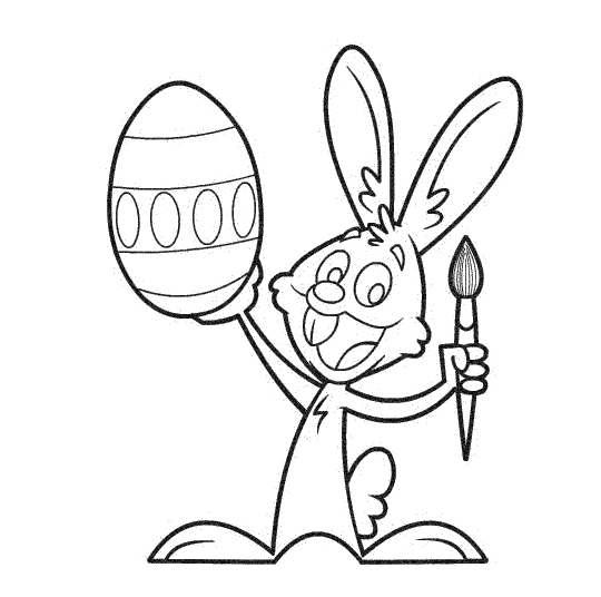 Rabbit Easter Art