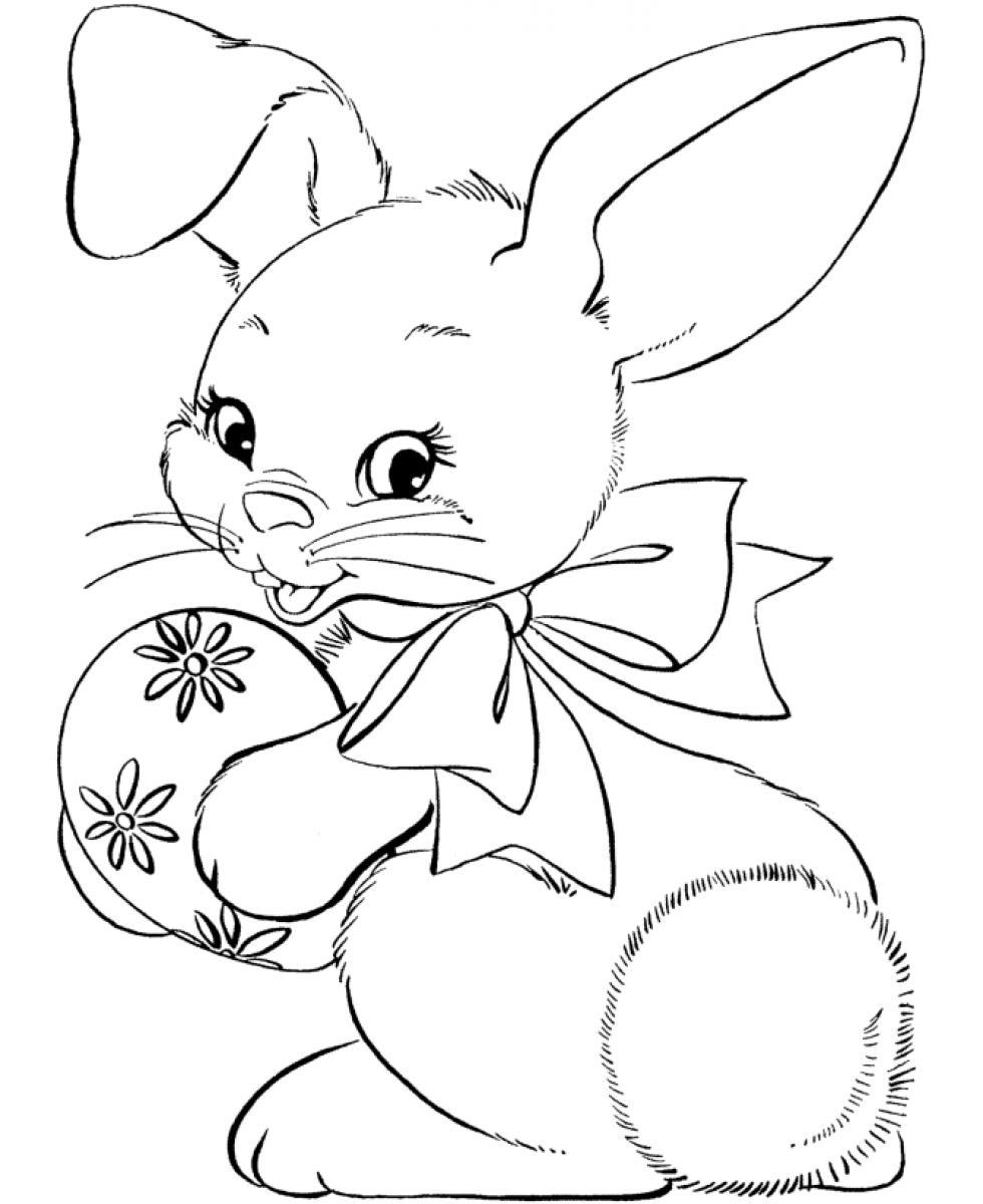 Rabbit Easter Image Drawing