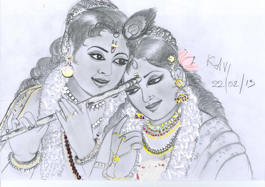 Radha Krishna Best Art