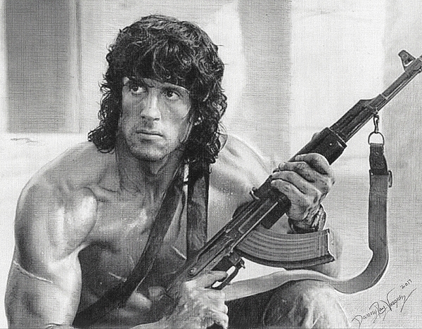 Rambo Amazing Drawing