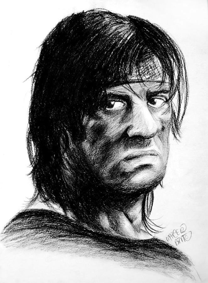 Rambo High-Quality Drawing