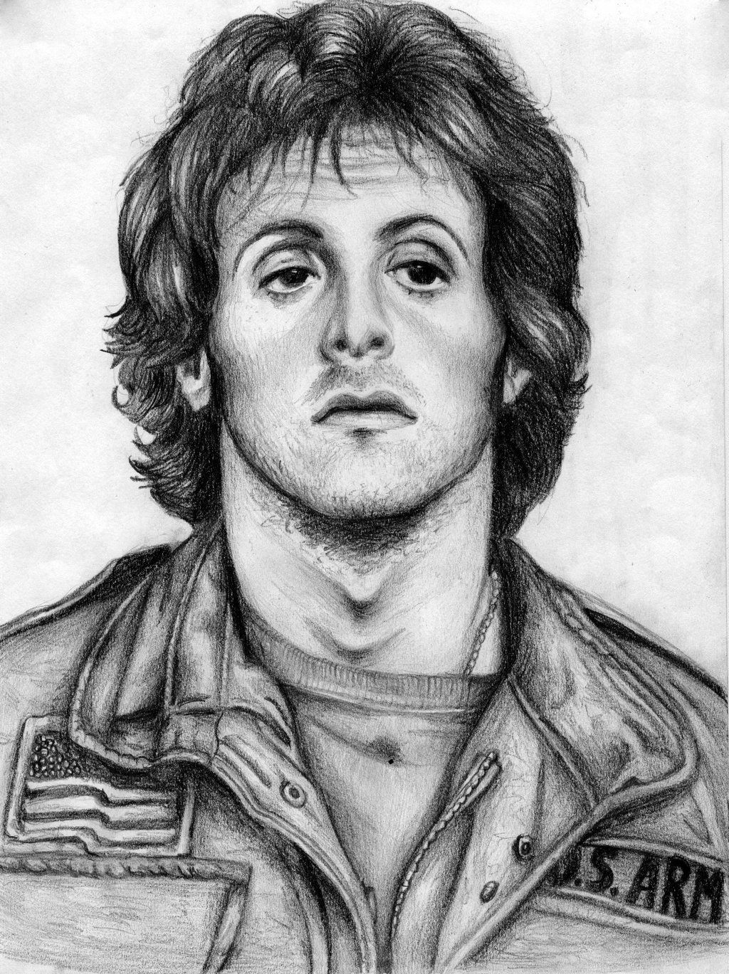 Rambo Photo Drawing