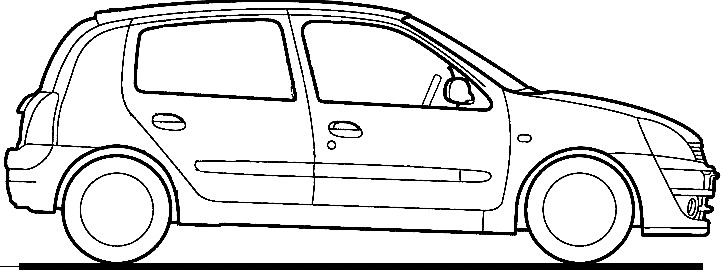 Renault High-Quality Drawing