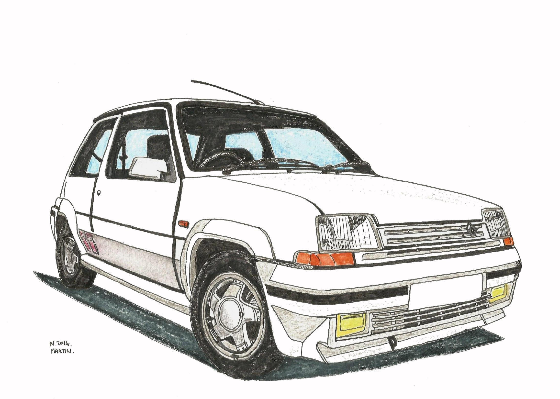 Renault Pic Drawing