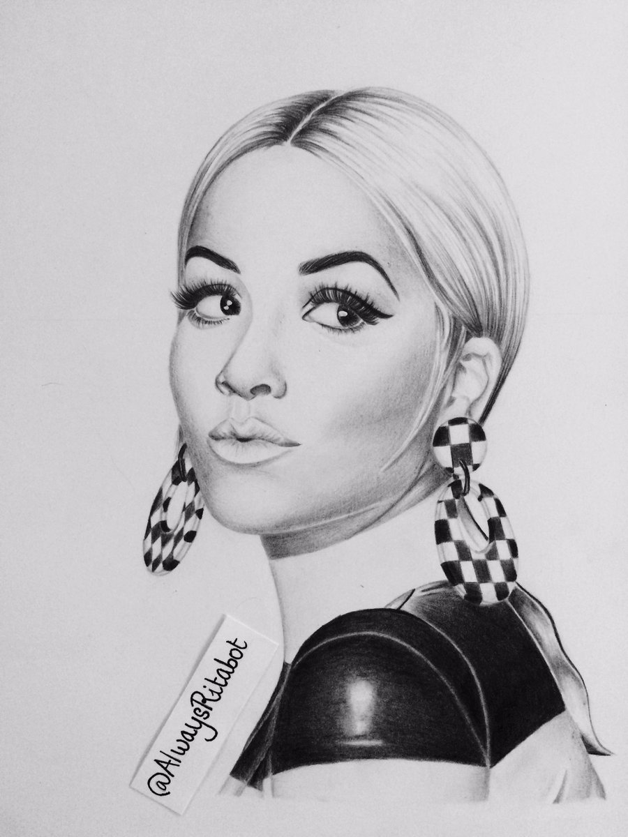 Rita Ora Picture Drawing