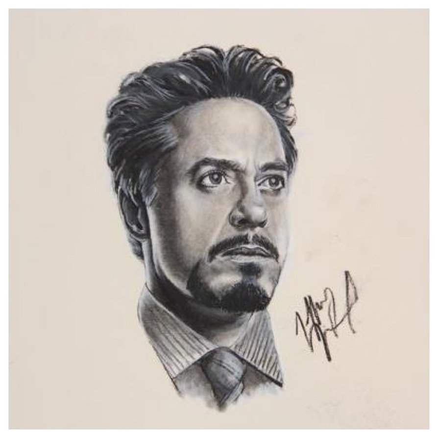 Robert Downey Jr Amazing Drawing