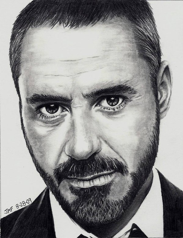Robert Downey Jr Drawing Pic