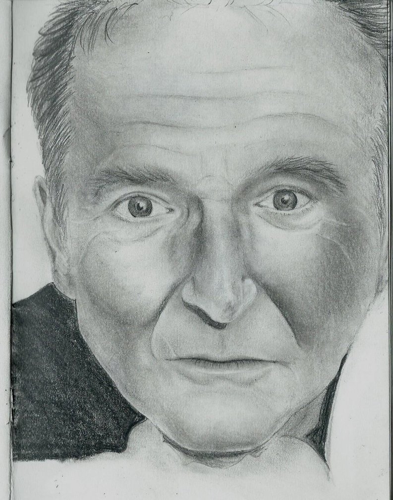 Robin Williams Beautiful Image Drawing