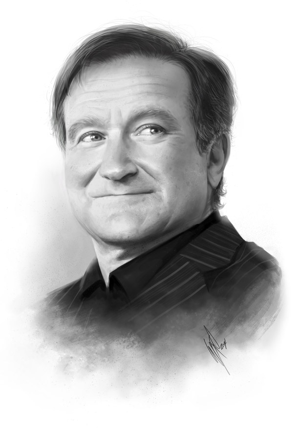 Robin Williams Drawing Pic