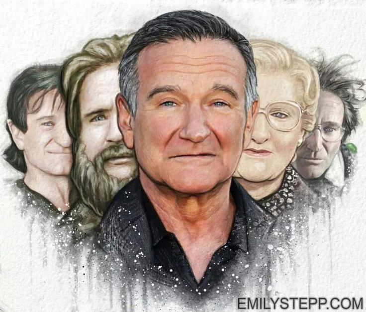 Robin Williams Image Drawing
