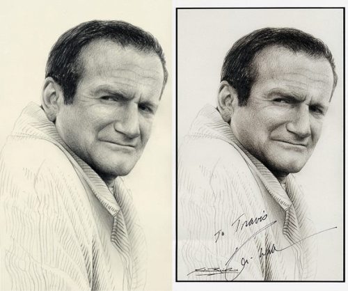 Robin Williams Picture Drawing