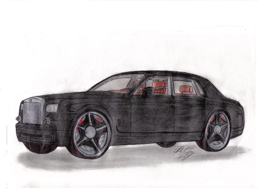 Rolls Royce Image Drawing