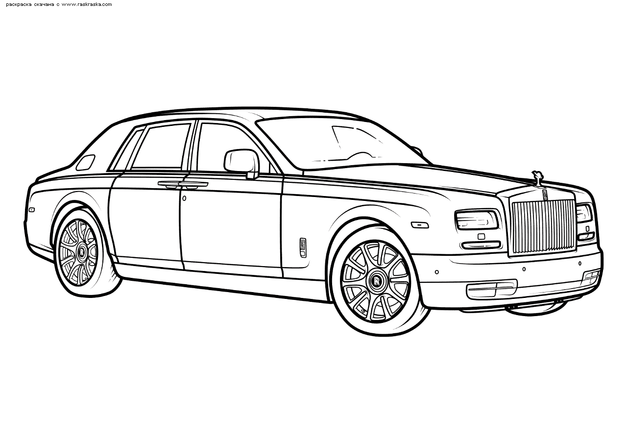 Rolls Royce Pic Drawing