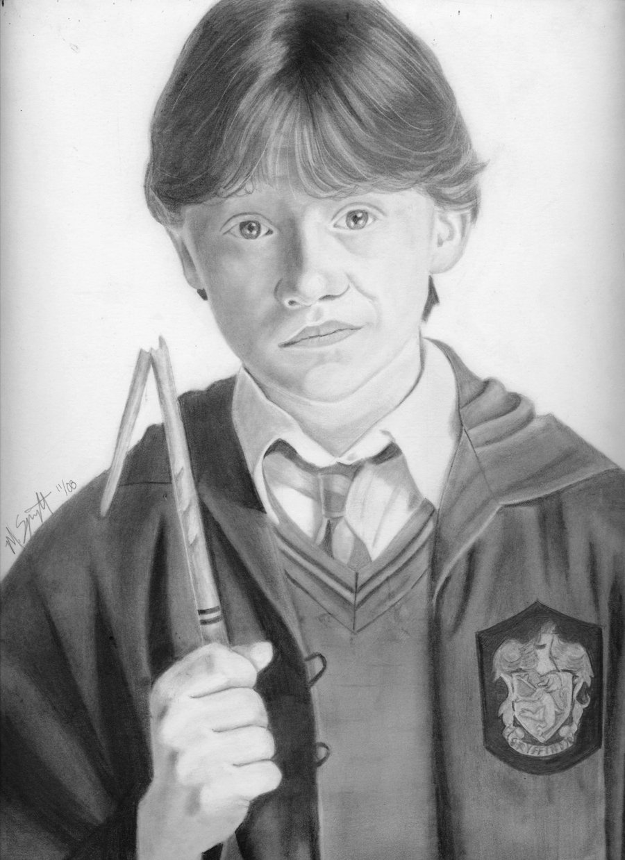 How to Draw Ron Weasley  Easy Drawing Tutorial For Kids