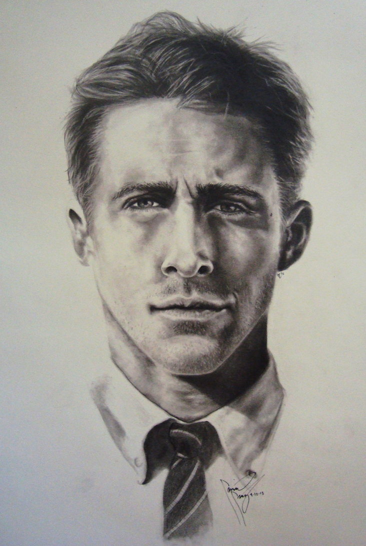 Ryan Gosling Photo Drawing