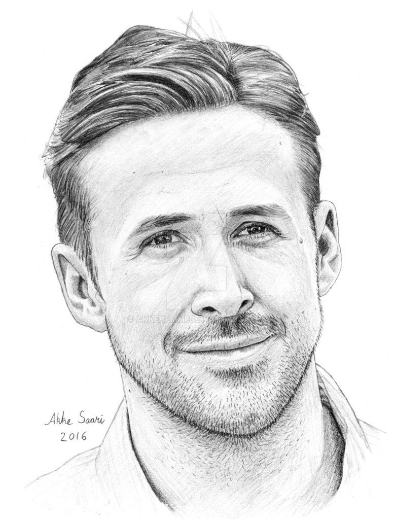 Ryan Gosling Picture Drawing