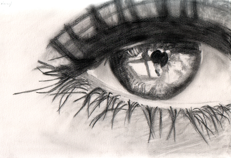 Sad Eyes Drawing, Pencil, Sketch, Colorful, Realistic Art Images ... Unique Eye Drawings