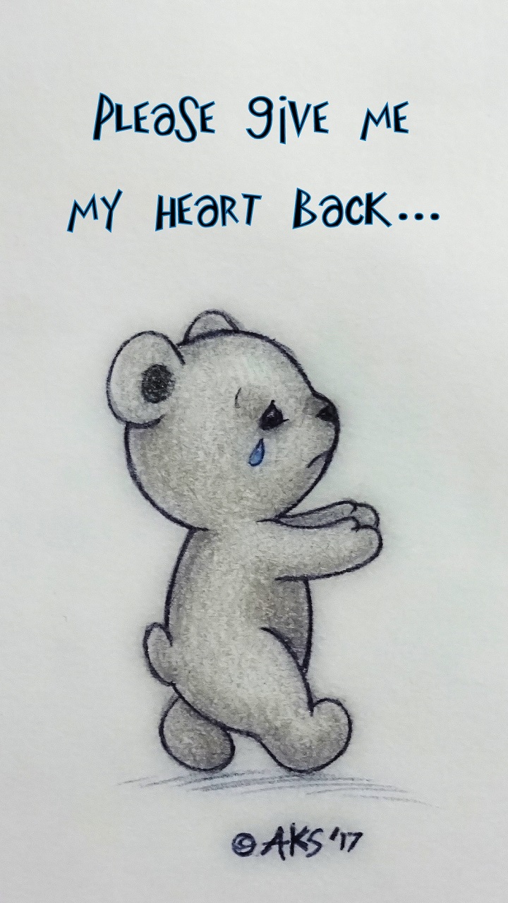 Sad Teddy Bear Image Drawing