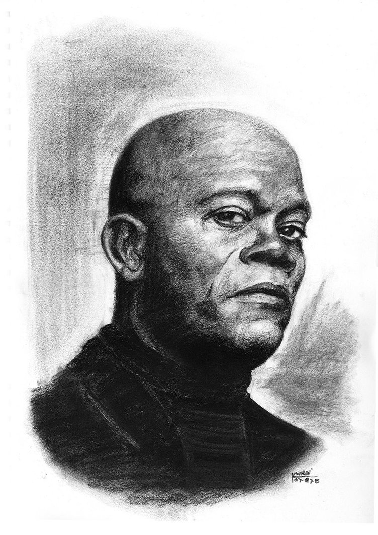 Samuel L Jackson Amazing Drawing