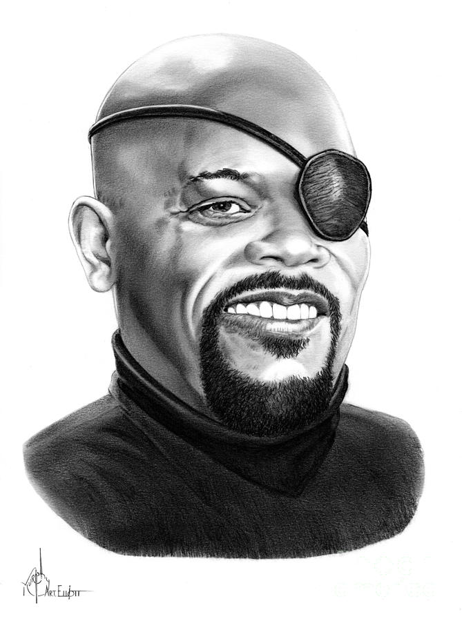 Samuel L Jackson Drawing