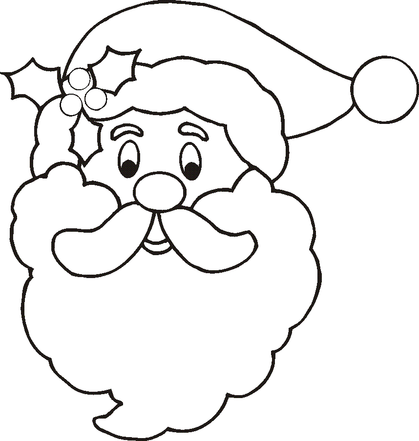 Free Printable Santa Claus Face