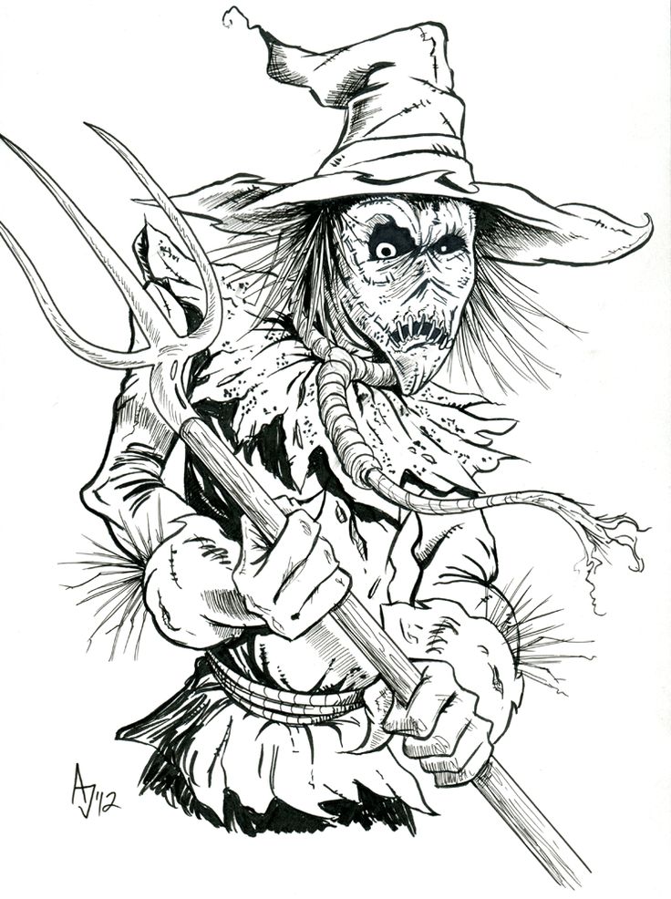Scarecrow Image Drawing