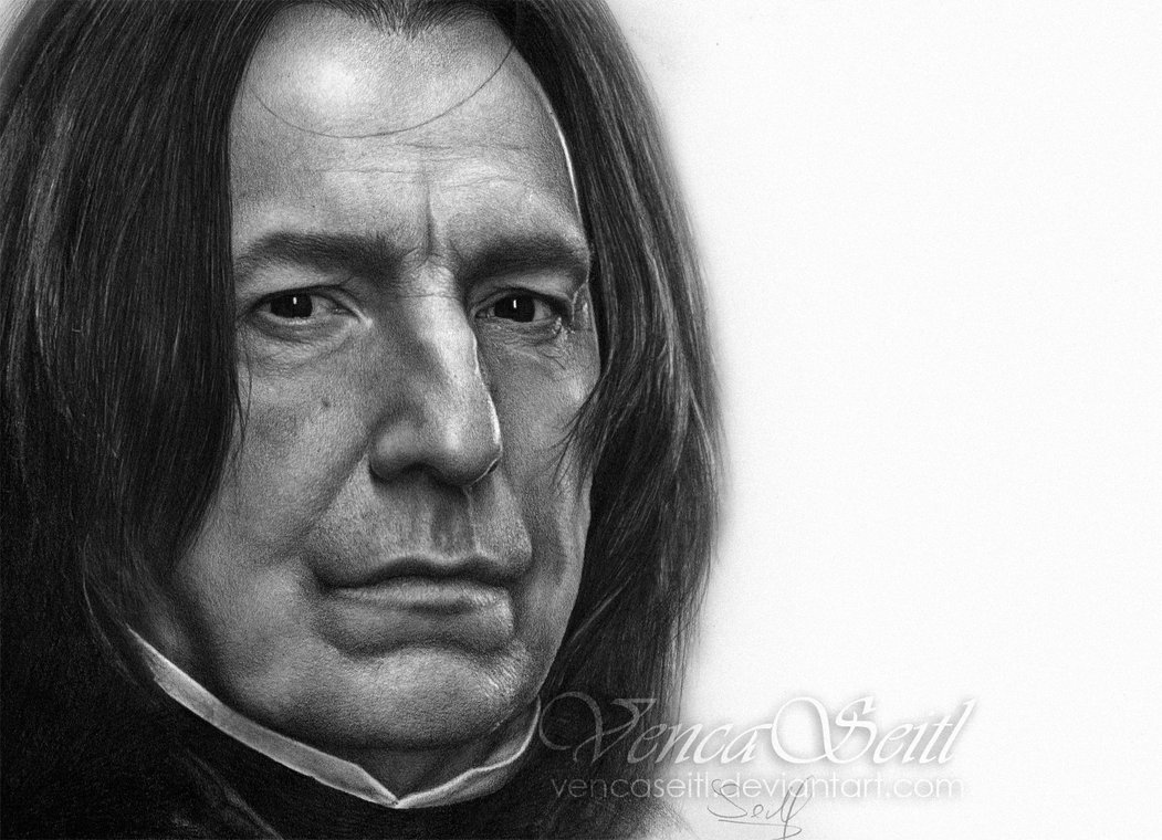 Severus Snape Photo Drawing