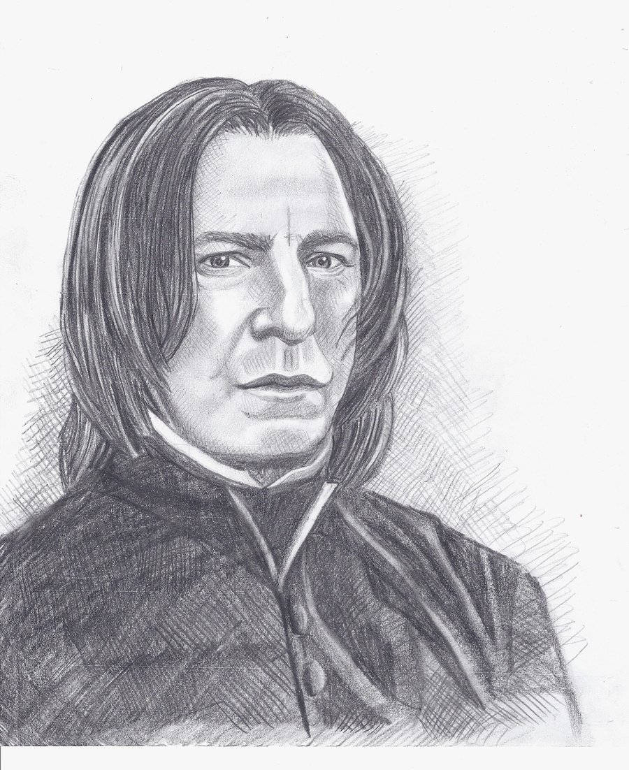 Severus Snape Realistic Drawing