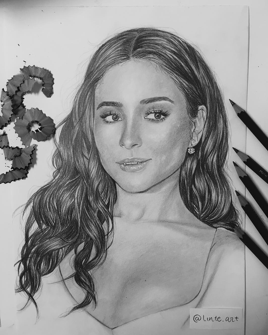 Shay Mitchell Drawing Pic