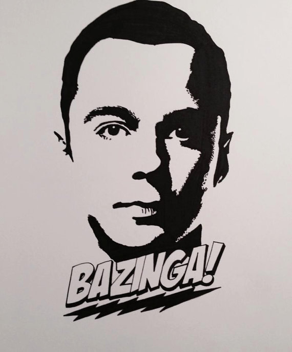Sheldon Cooper Drawing Pic