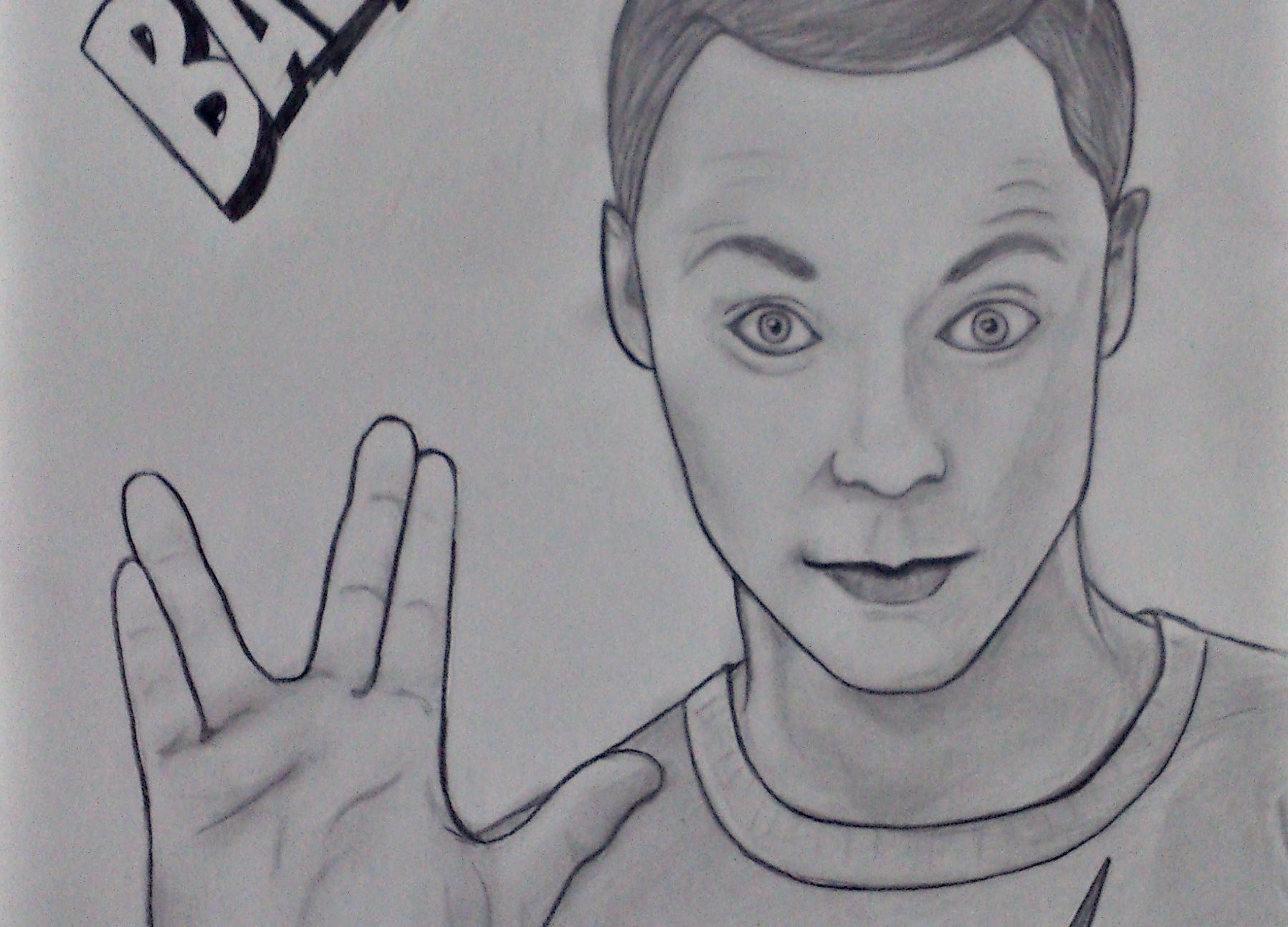 Sheldon Cooper Drawing