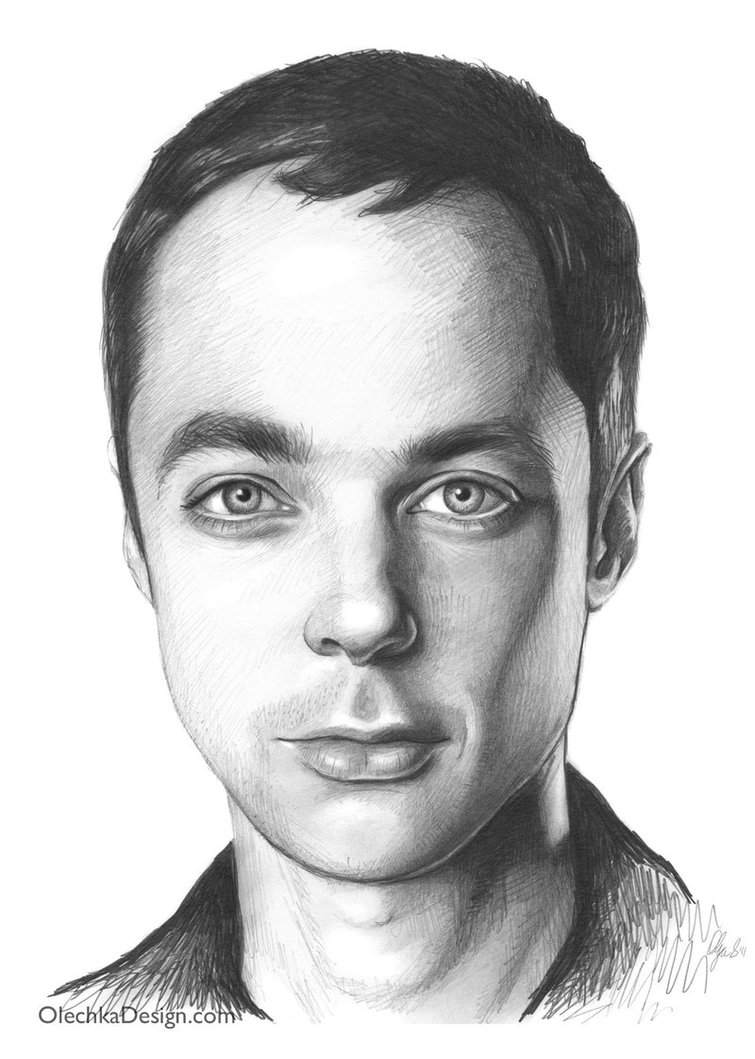 Sheldon Cooper Picture Drawing