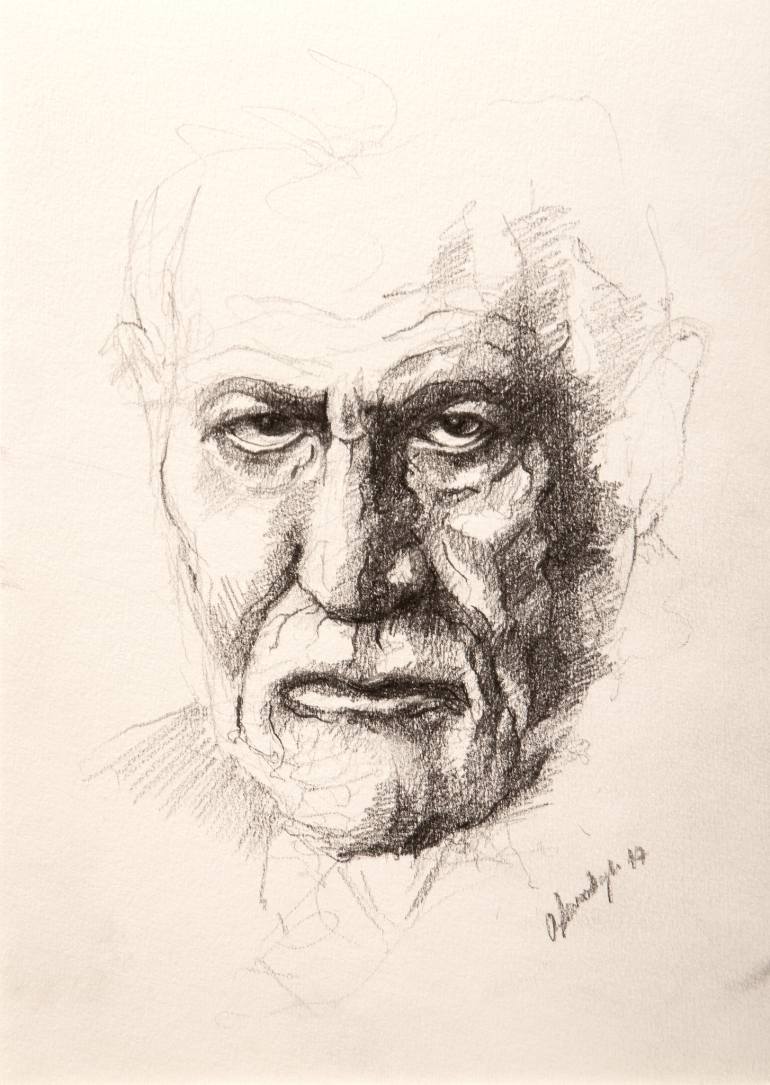 Sigmund Freud Drawing