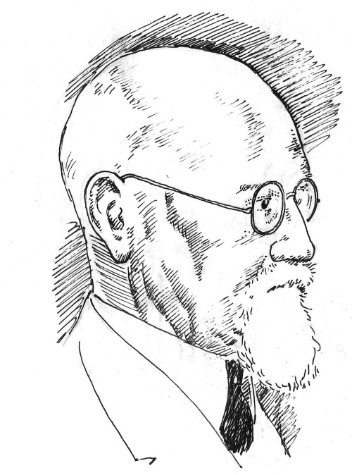 Sigmund Freud High-Quality Drawing