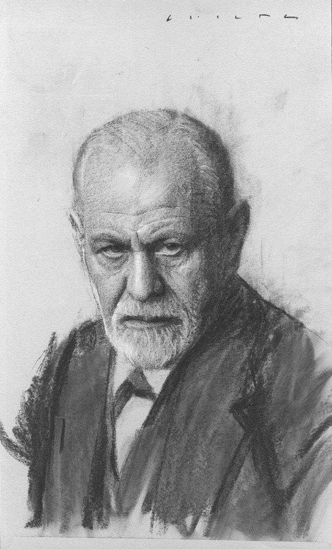 Sigmund Freud Picture Drawing