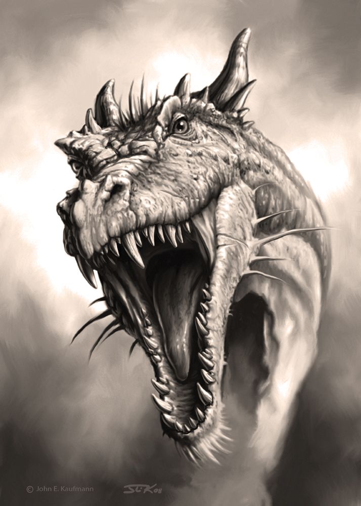 Skyrim Evil Dragon Drawing Pic