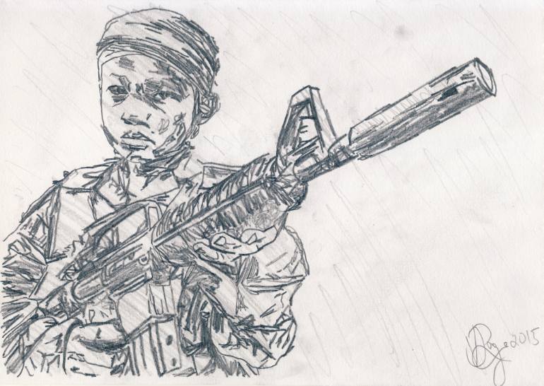 Soldier Drawing Pic