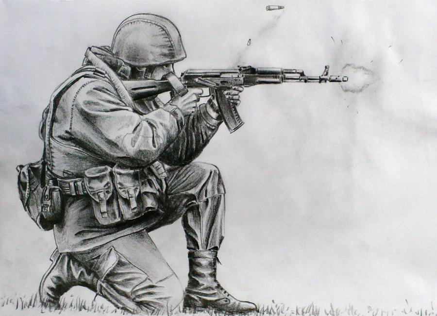 Soldier Picture Drawing