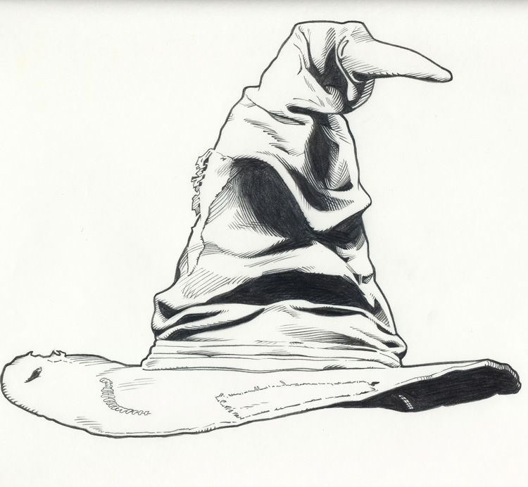 Sorting Hat Picture Drawing